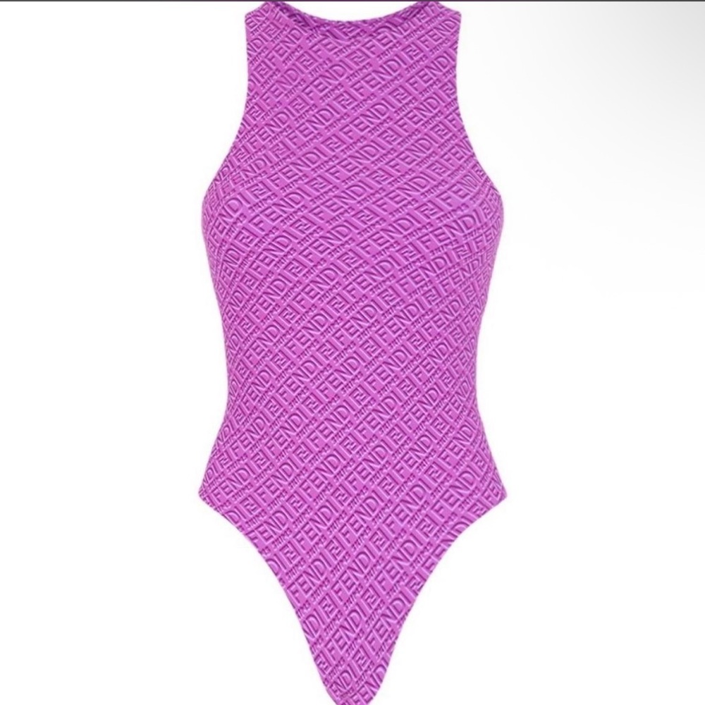 Fendi x Skims NWT Purple Bodysuit